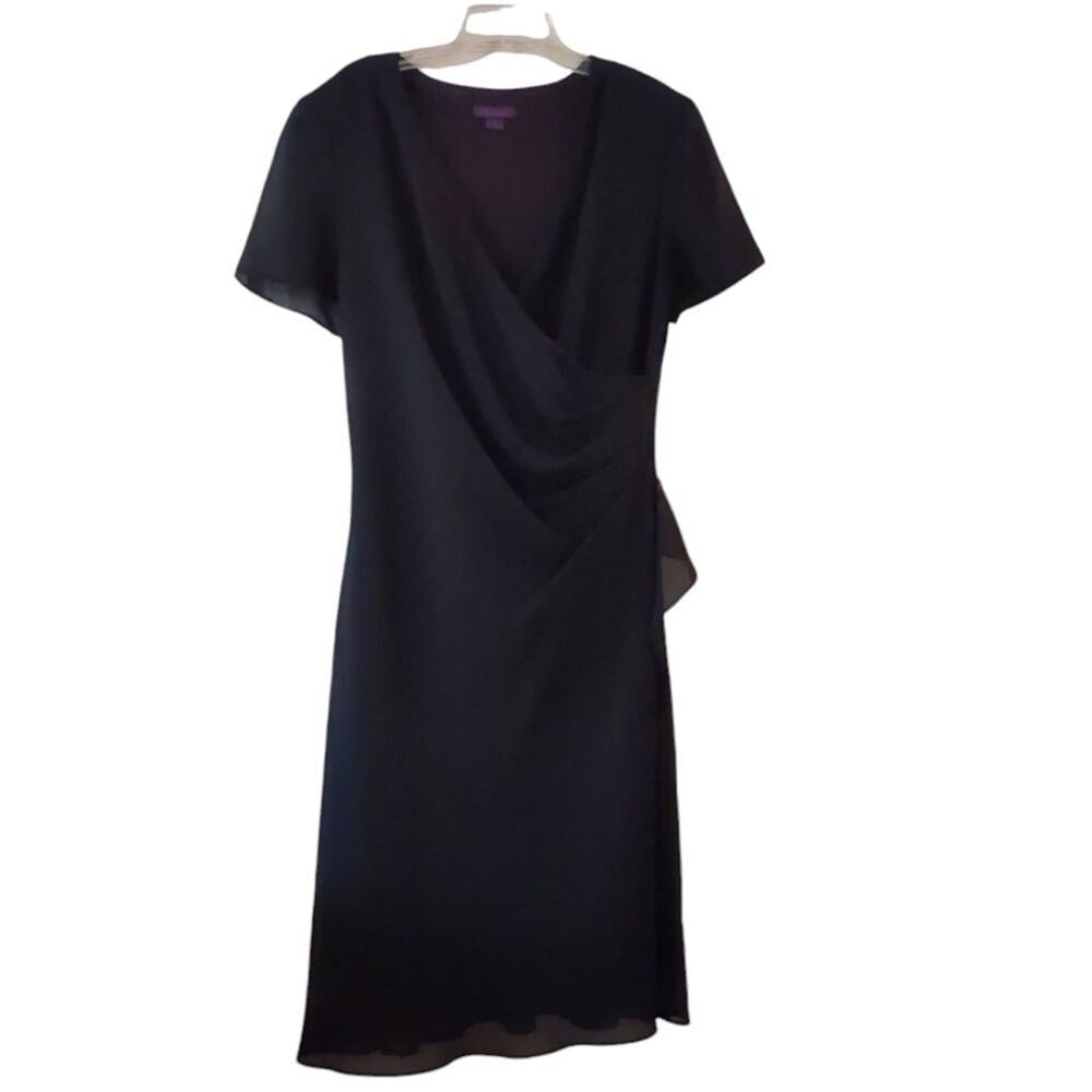 METAPHOR Classic Black Dress Semi Formal Fit & Flare Event Size 12